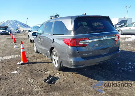 2020 Honda Odyssey Ex z USA, uszkodzony, nr VIN 5FNRL6H56LB017893